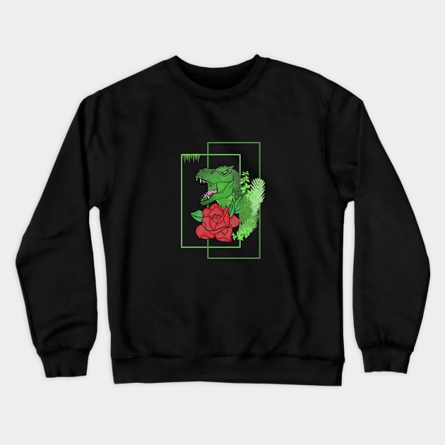 Dinosaur Crewneck Sweatshirt by kriss_